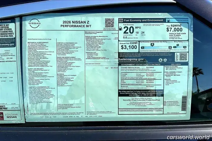 Una Nissan Z continua a richiedere un sovrapprezzo, e non è la NISMO | Carscoops